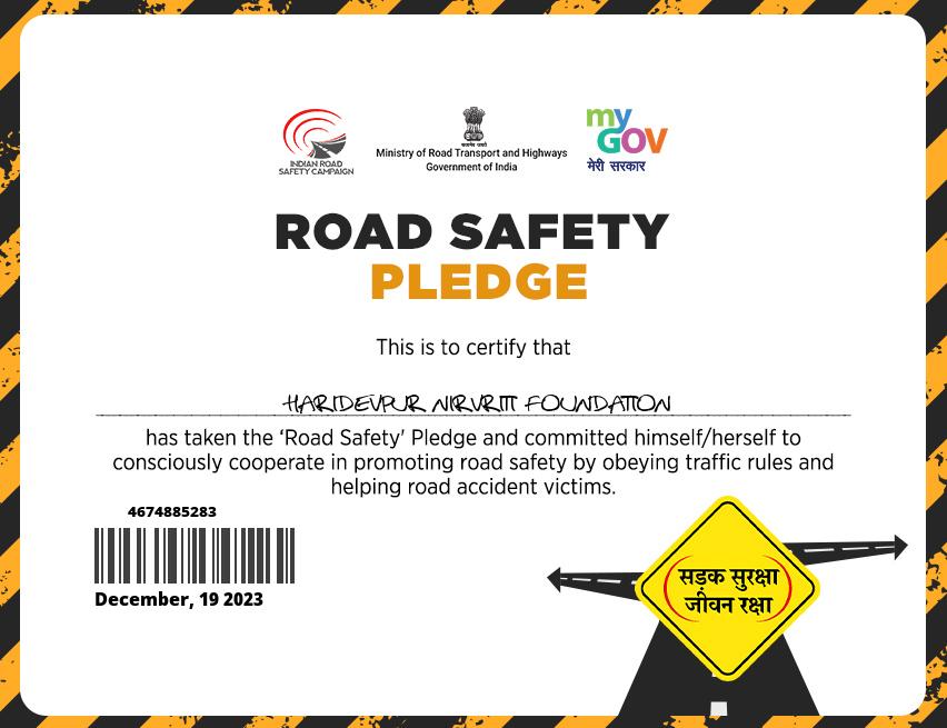 Road Safety Pledge